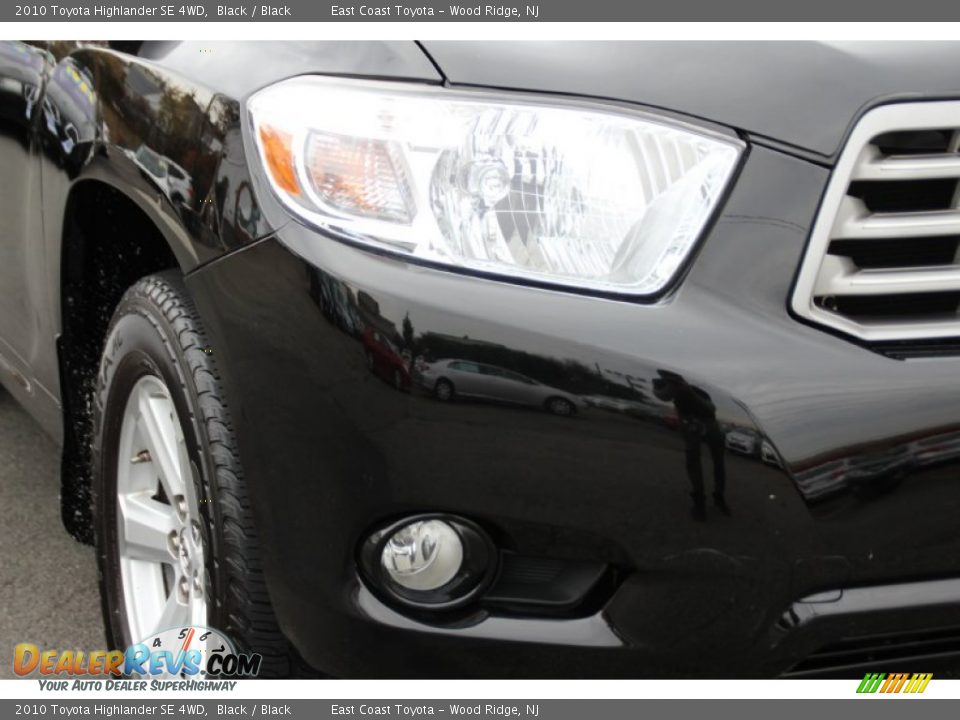 2010 Toyota Highlander SE 4WD Black / Black Photo #27