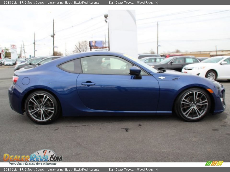 2013 Scion FR-S Sport Coupe Ultramarine Blue / Black/Red Accents Photo #2