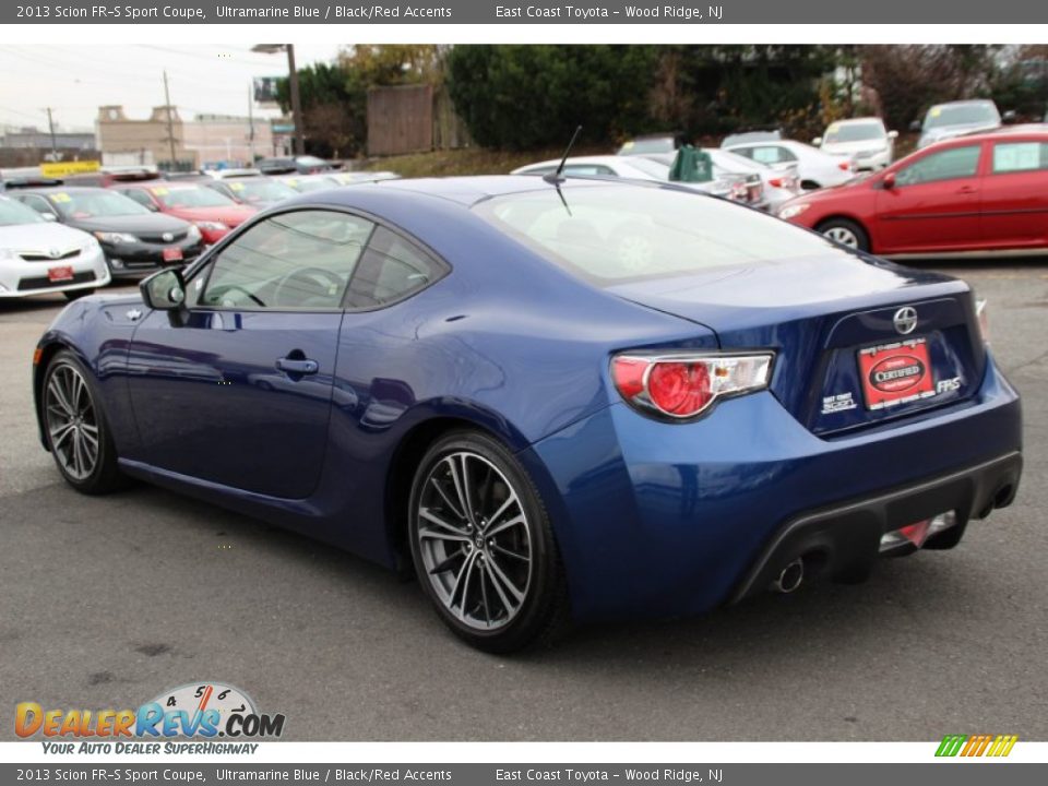 2013 Scion FR-S Sport Coupe Ultramarine Blue / Black/Red Accents Photo #5