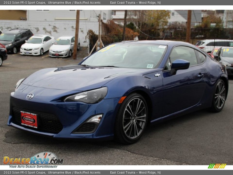 2013 Scion FR-S Sport Coupe Ultramarine Blue / Black/Red Accents Photo #7