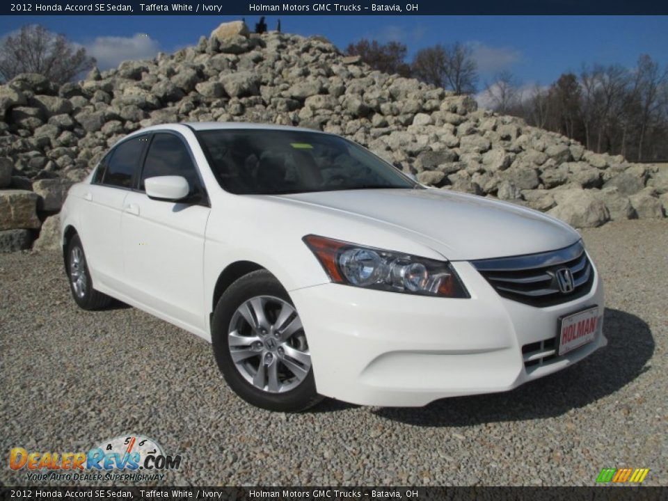 2012 Honda Accord SE Sedan Taffeta White / Ivory Photo #1