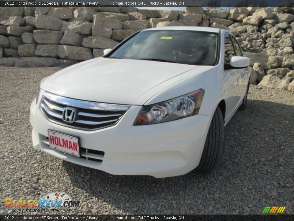 2012 Honda Accord SE Sedan Taffeta White / Ivory Photo #2
