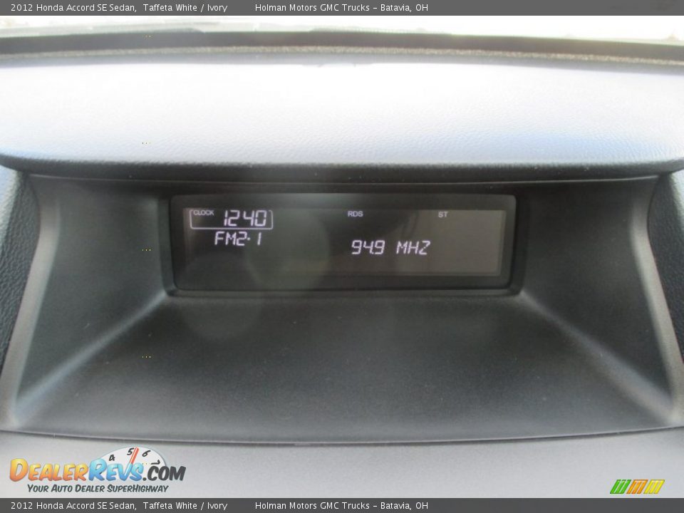 2012 Honda Accord SE Sedan Taffeta White / Ivory Photo #8