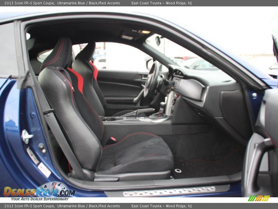 2013 Scion FR-S Sport Coupe Ultramarine Blue / Black/Red Accents Photo #25
