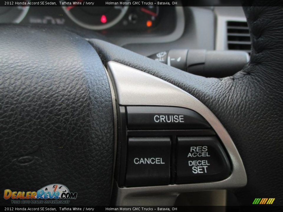 2012 Honda Accord SE Sedan Taffeta White / Ivory Photo #13