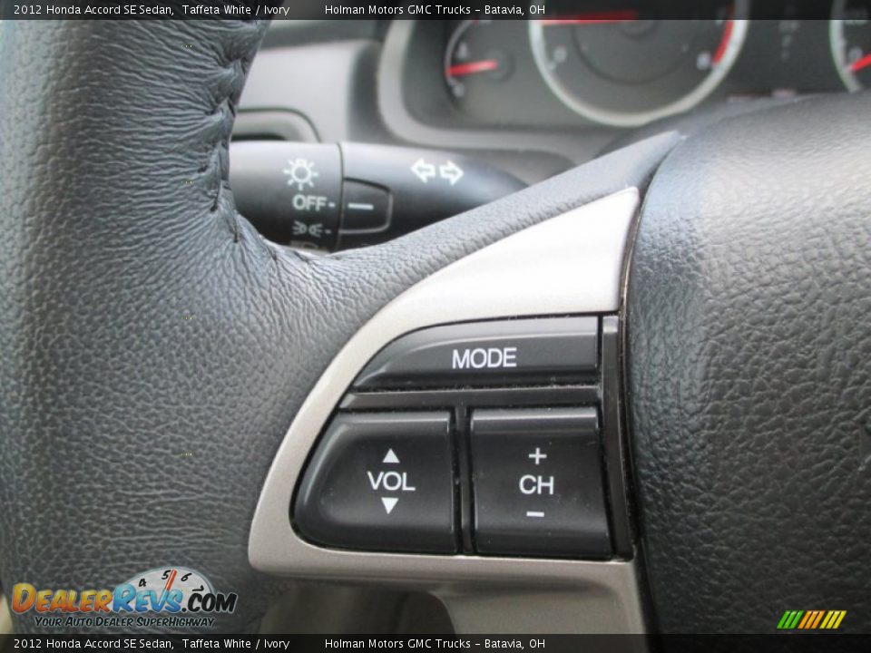 2012 Honda Accord SE Sedan Taffeta White / Ivory Photo #14