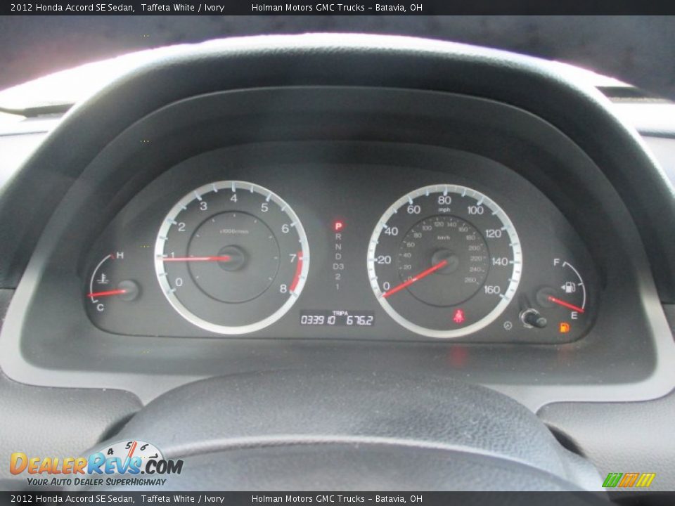 2012 Honda Accord SE Sedan Taffeta White / Ivory Photo #15