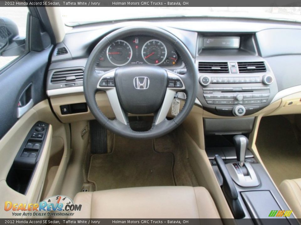 2012 Honda Accord SE Sedan Taffeta White / Ivory Photo #18