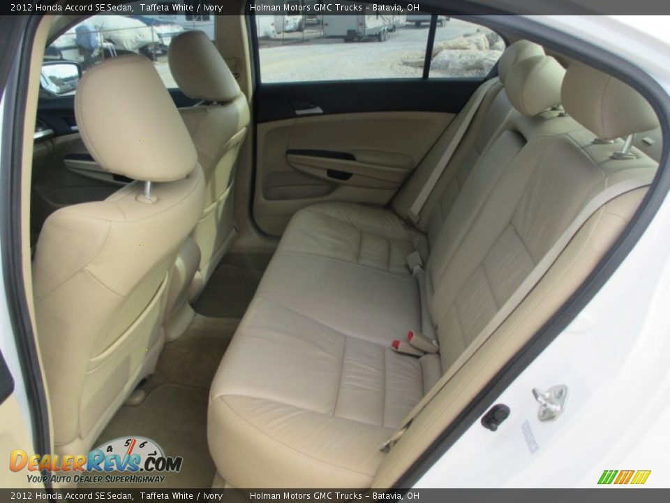 2012 Honda Accord SE Sedan Taffeta White / Ivory Photo #19