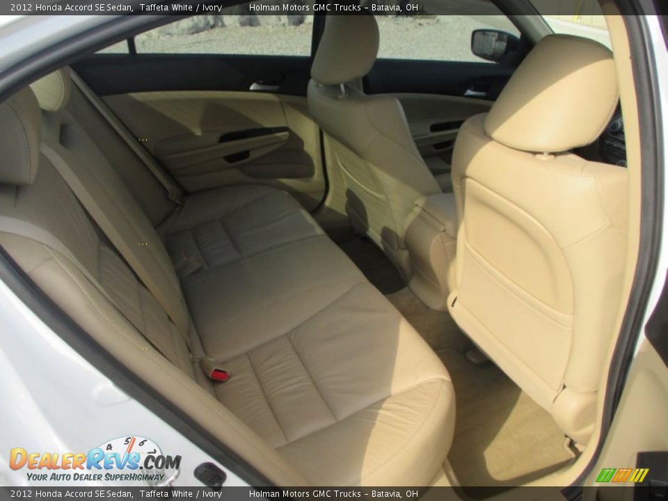 2012 Honda Accord SE Sedan Taffeta White / Ivory Photo #23