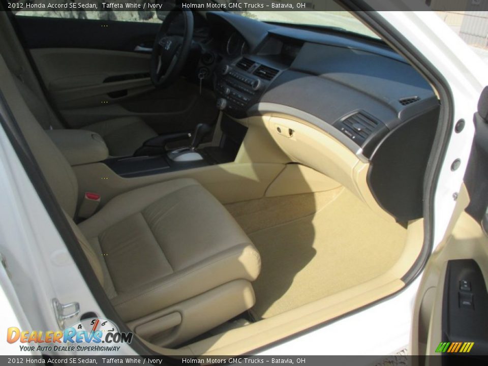 2012 Honda Accord SE Sedan Taffeta White / Ivory Photo #24