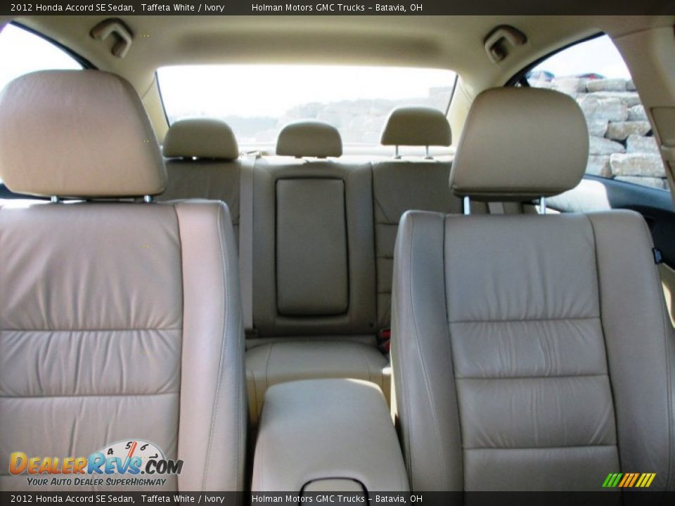 2012 Honda Accord SE Sedan Taffeta White / Ivory Photo #25