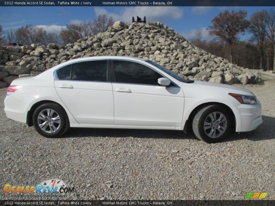 2012 Honda Accord SE Sedan Taffeta White / Ivory Photo #26
