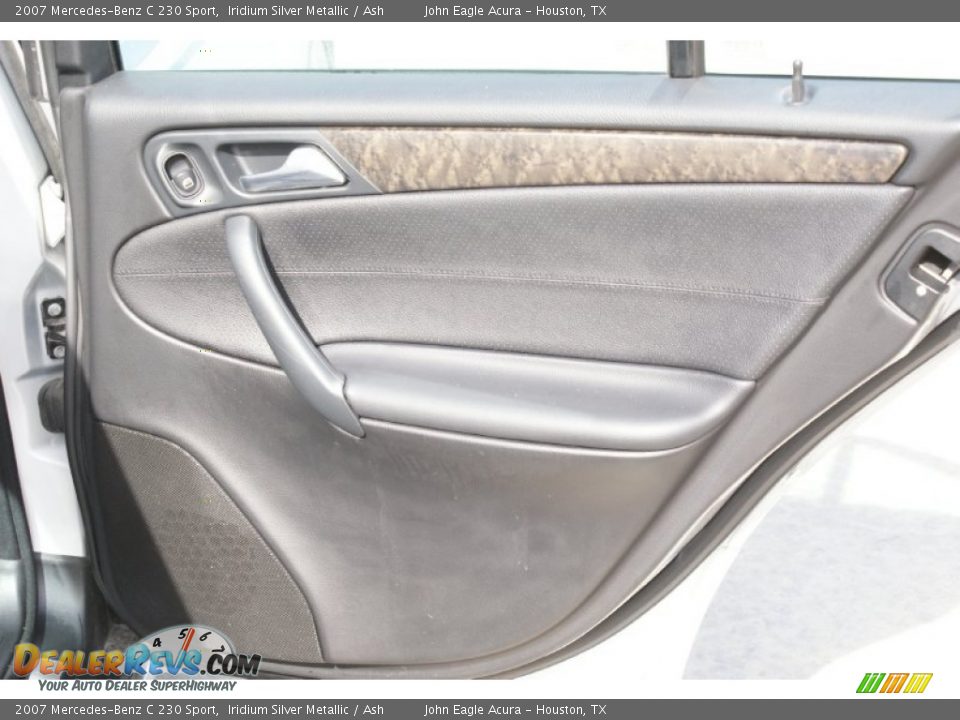 2007 Mercedes-Benz C 230 Sport Iridium Silver Metallic / Ash Photo #18