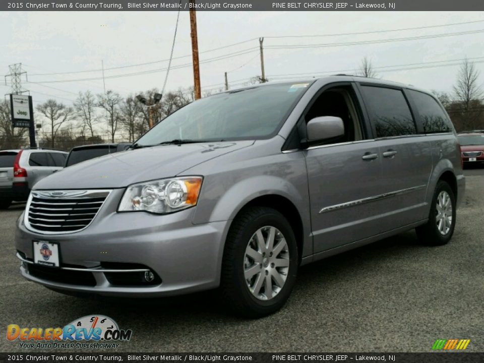 2015 Chrysler Town & Country Touring Billet Silver Metallic / Black/Light Graystone Photo #1