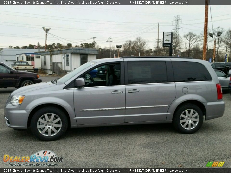 2015 Chrysler Town & Country Touring Billet Silver Metallic / Black/Light Graystone Photo #3