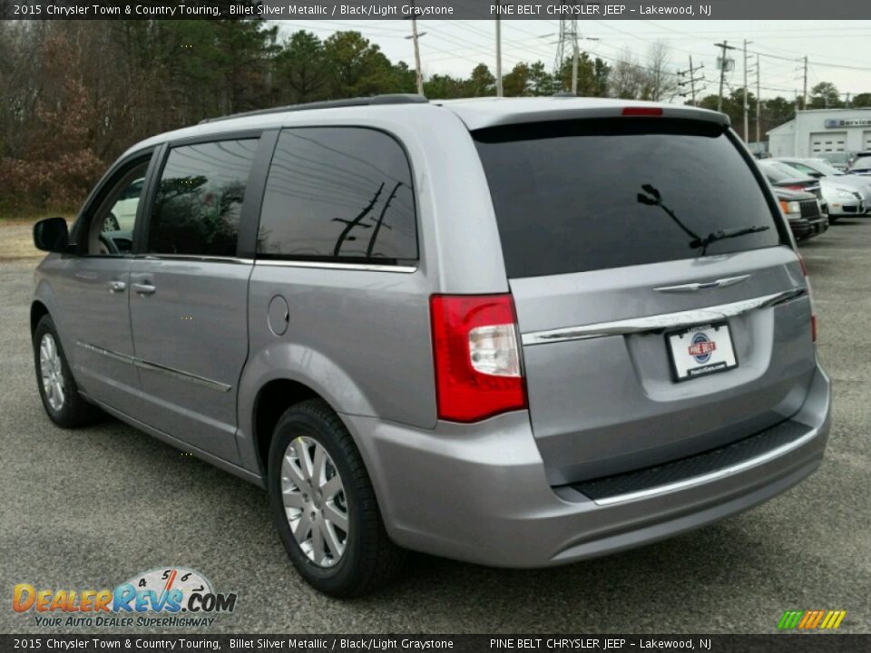 2015 Chrysler Town & Country Touring Billet Silver Metallic / Black/Light Graystone Photo #4