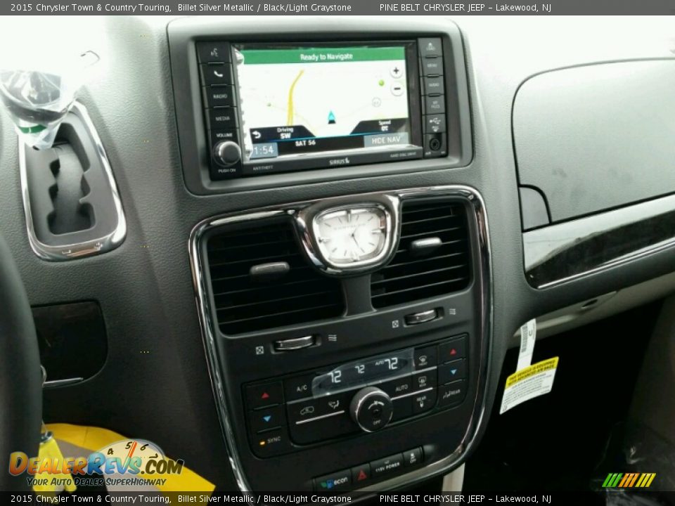 2015 Chrysler Town & Country Touring Billet Silver Metallic / Black/Light Graystone Photo #10