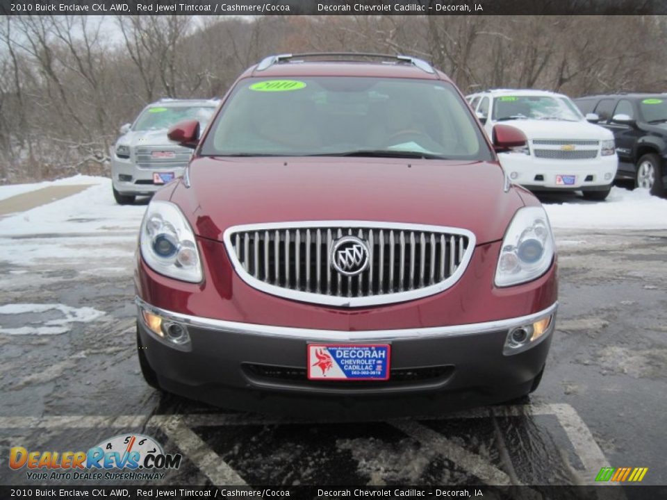 2010 Buick Enclave CXL AWD Red Jewel Tintcoat / Cashmere/Cocoa Photo #2