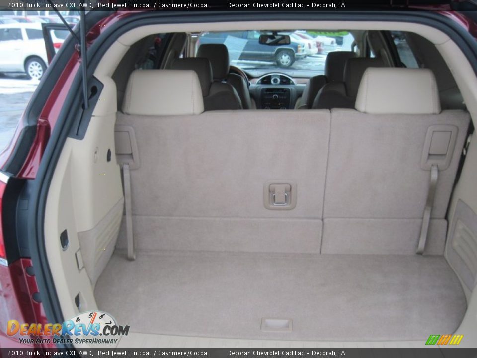 2010 Buick Enclave CXL AWD Red Jewel Tintcoat / Cashmere/Cocoa Photo #11