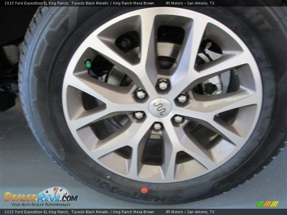 2015 Ford Expedition EL King Ranch Tuxedo Black Metallic / King Ranch Mesa Brown Photo #5