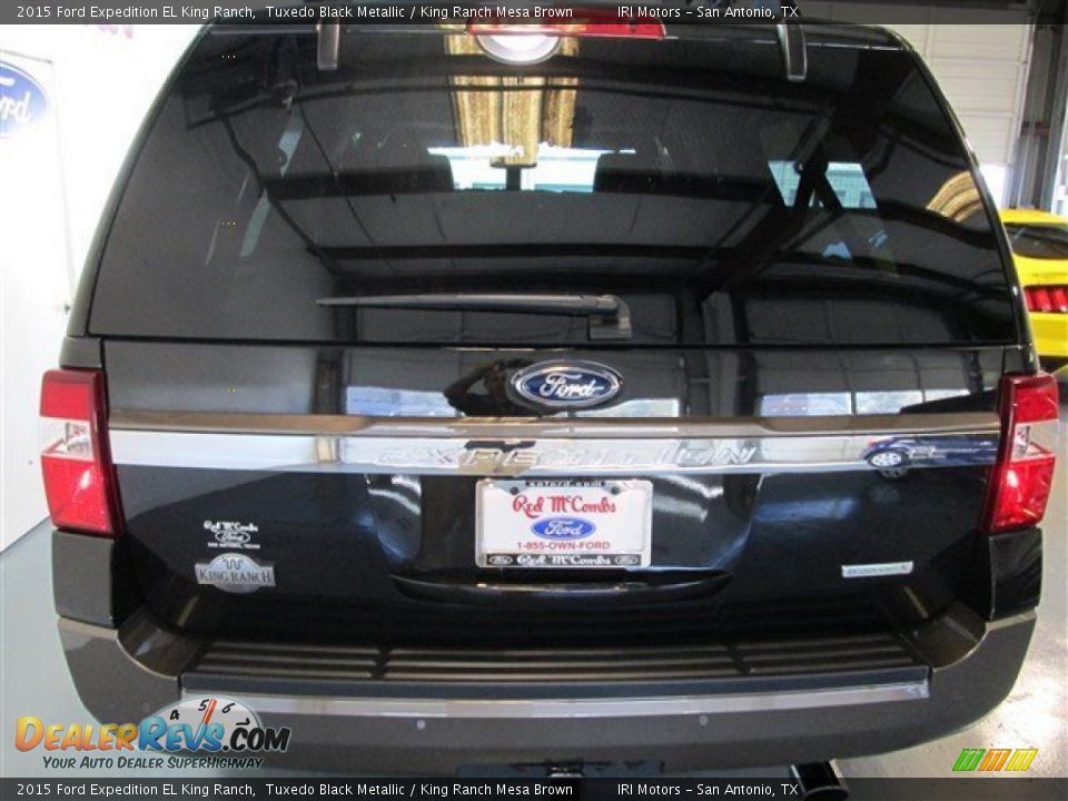 2015 Ford Expedition EL King Ranch Tuxedo Black Metallic / King Ranch Mesa Brown Photo #6