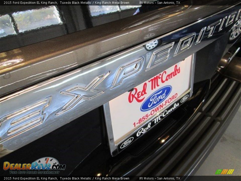 2015 Ford Expedition EL King Ranch Tuxedo Black Metallic / King Ranch Mesa Brown Photo #7