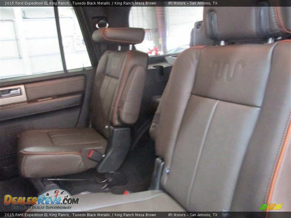 2015 Ford Expedition EL King Ranch Tuxedo Black Metallic / King Ranch Mesa Brown Photo #11