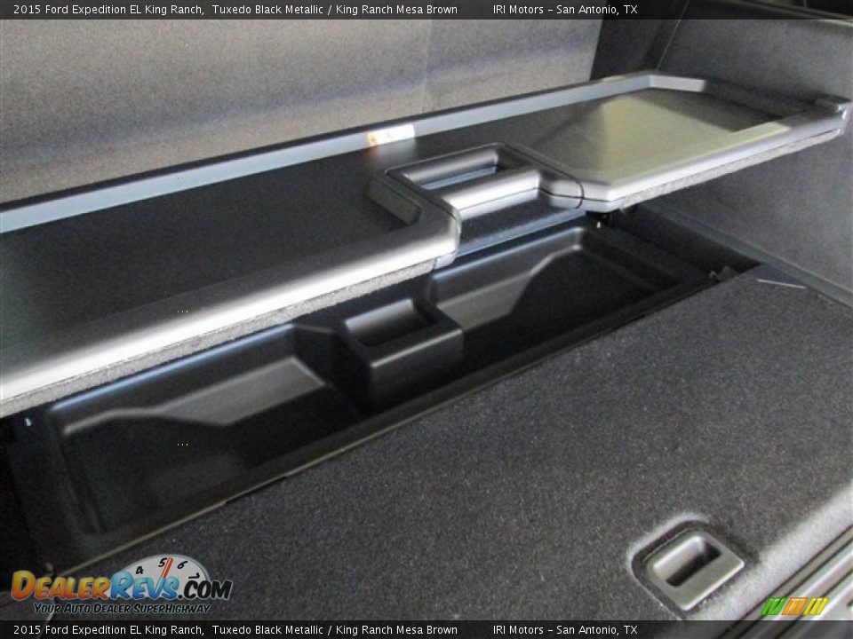 2015 Ford Expedition EL King Ranch Tuxedo Black Metallic / King Ranch Mesa Brown Photo #14