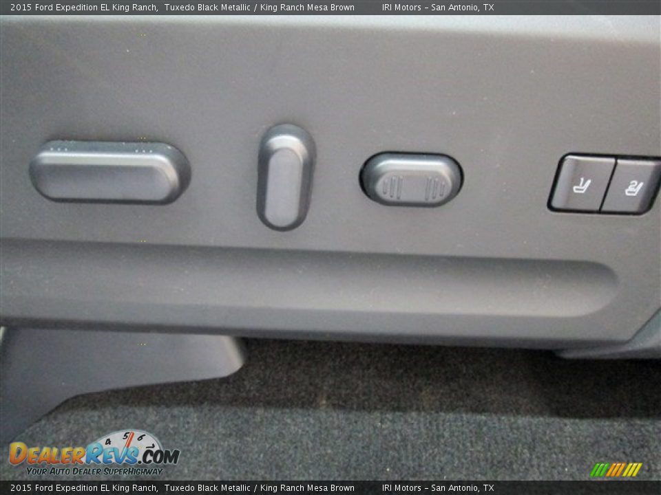 2015 Ford Expedition EL King Ranch Tuxedo Black Metallic / King Ranch Mesa Brown Photo #18