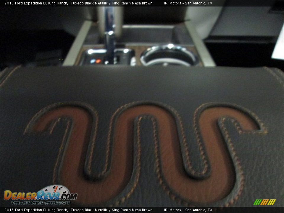 2015 Ford Expedition EL King Ranch Tuxedo Black Metallic / King Ranch Mesa Brown Photo #19