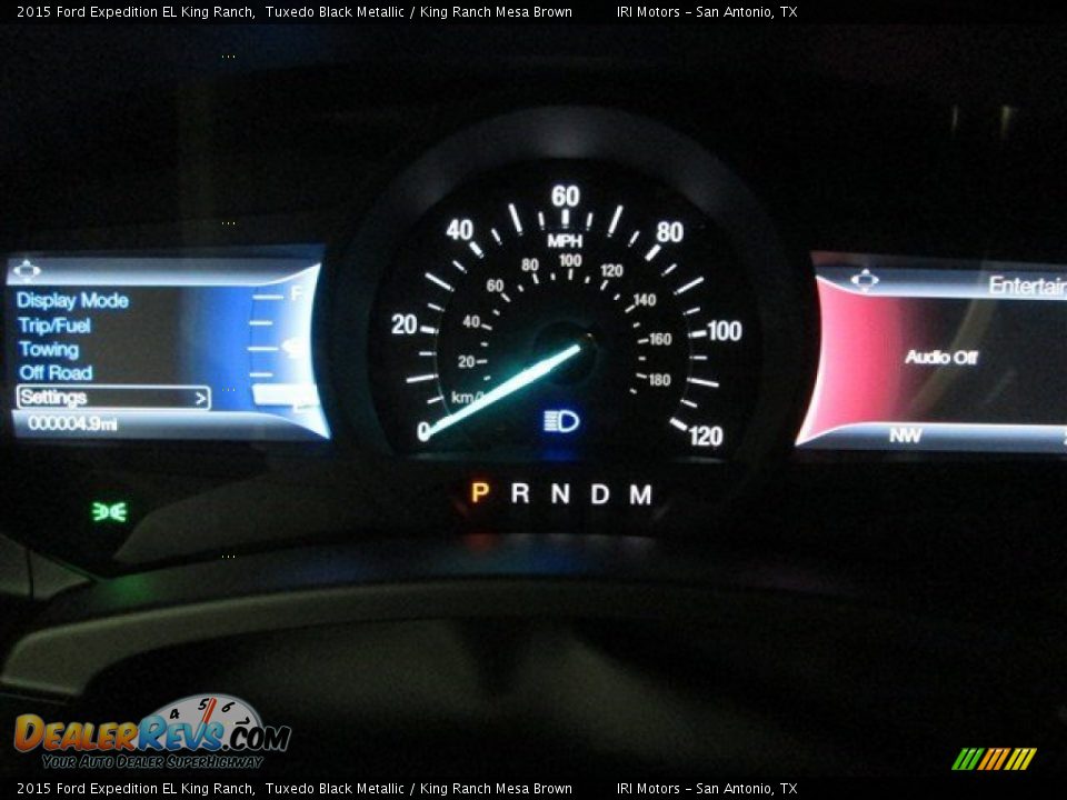 2015 Ford Expedition EL King Ranch Tuxedo Black Metallic / King Ranch Mesa Brown Photo #22