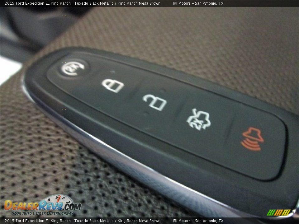 2015 Ford Expedition EL King Ranch Tuxedo Black Metallic / King Ranch Mesa Brown Photo #27