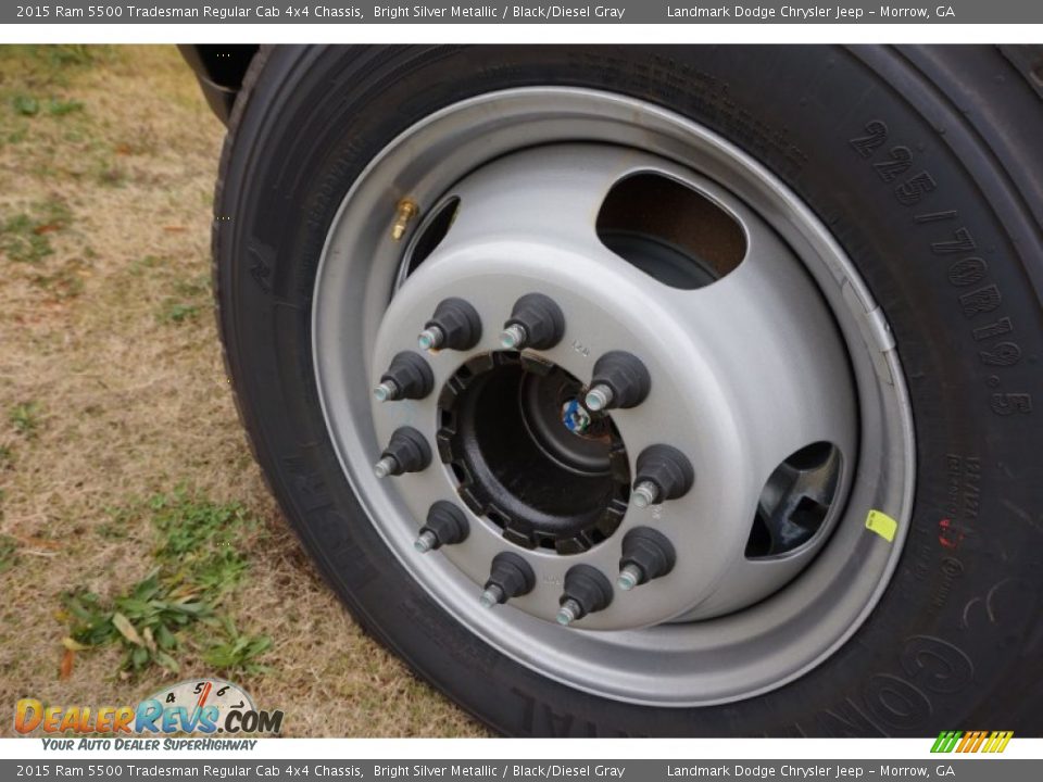 2015 Ram 5500 Tradesman Regular Cab 4x4 Chassis Bright Silver Metallic / Black/Diesel Gray Photo #7