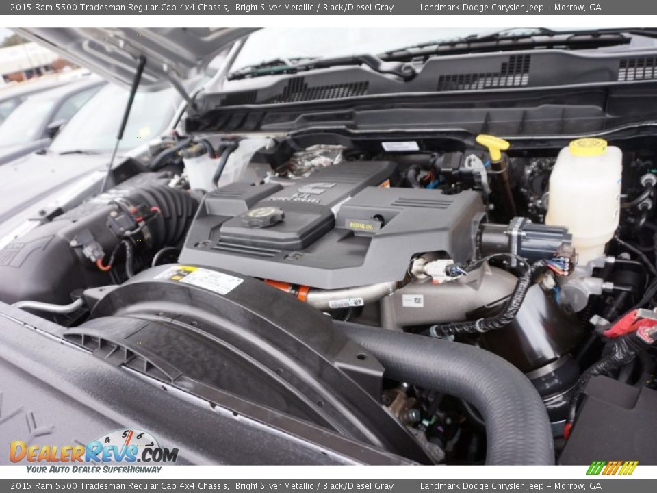 2015 Ram 5500 Tradesman Regular Cab 4x4 Chassis Bright Silver Metallic / Black/Diesel Gray Photo #9