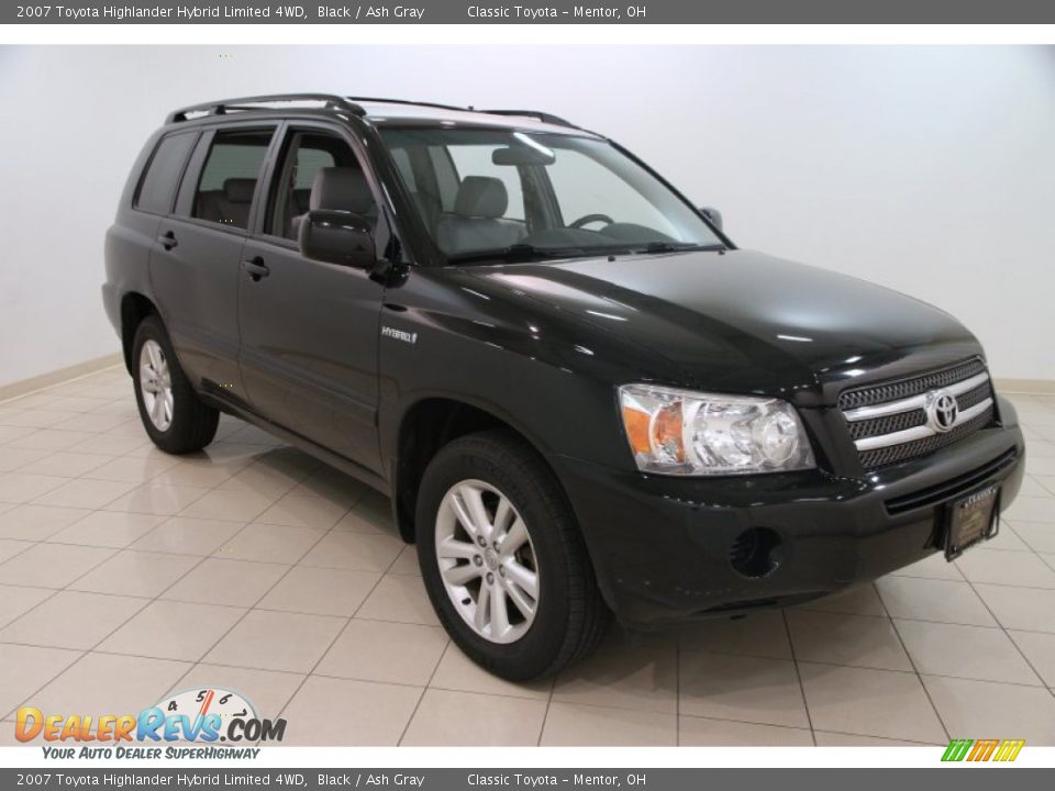 2007 Toyota Highlander Hybrid Limited 4WD Black / Ash Gray Photo #1