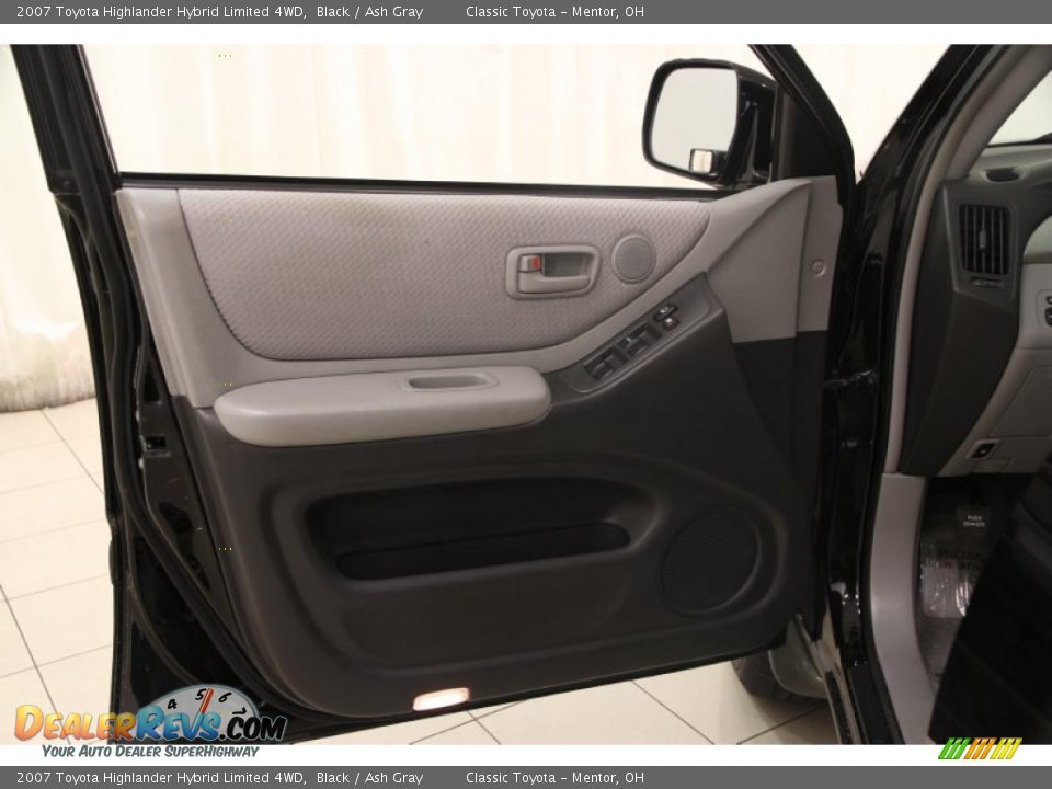 2007 Toyota Highlander Hybrid Limited 4WD Black / Ash Gray Photo #4