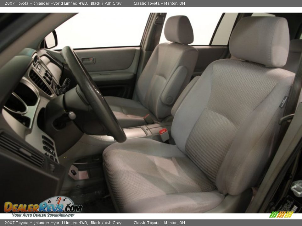 2007 Toyota Highlander Hybrid Limited 4WD Black / Ash Gray Photo #5