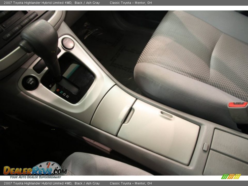 2007 Toyota Highlander Hybrid Limited 4WD Black / Ash Gray Photo #9