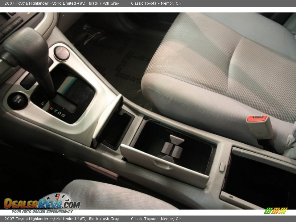 2007 Toyota Highlander Hybrid Limited 4WD Black / Ash Gray Photo #10