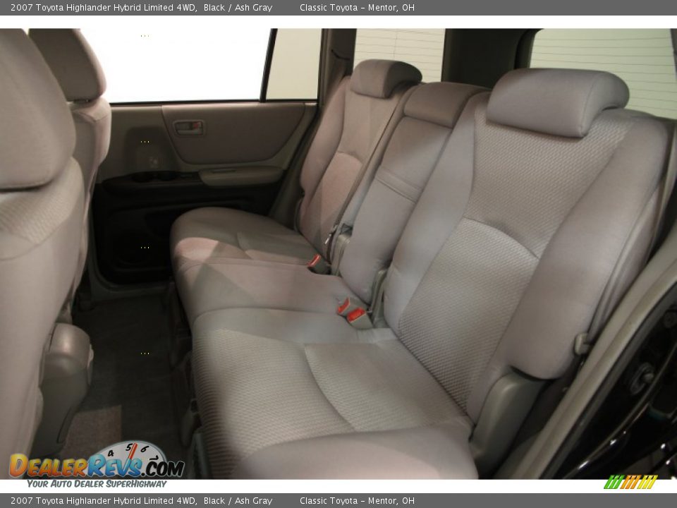2007 Toyota Highlander Hybrid Limited 4WD Black / Ash Gray Photo #13