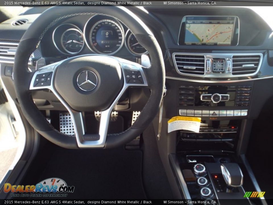 Dashboard of 2015 Mercedes-Benz E 63 AMG S 4Matic Sedan Photo #10