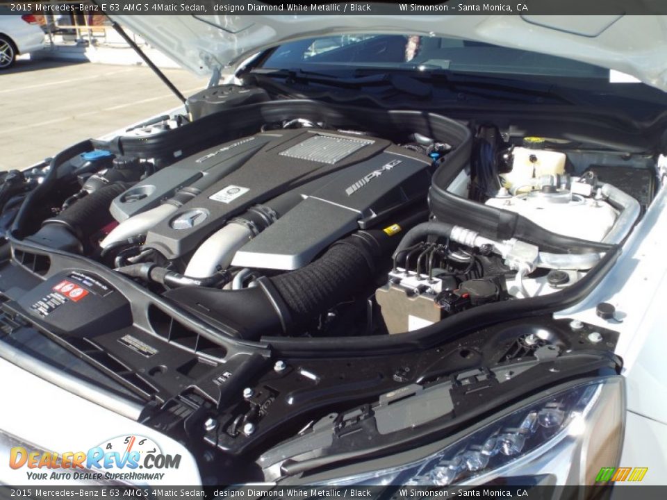 2015 Mercedes-Benz E 63 AMG S 4Matic Sedan 5.5 Liter AMG DI biturbo DOHC 32-Valve VVT V8 Engine Photo #17