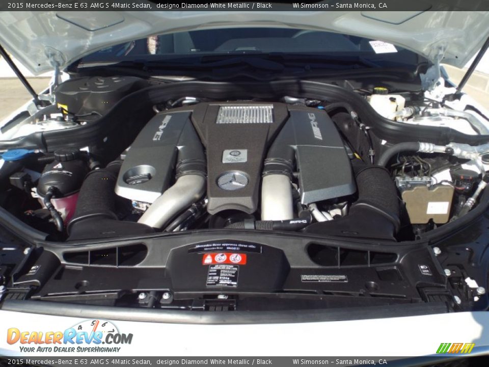 2015 Mercedes-Benz E 63 AMG S 4Matic Sedan 5.5 Liter AMG DI biturbo DOHC 32-Valve VVT V8 Engine Photo #18