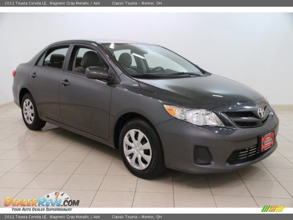 2011 Toyota Corolla LE Magnetic Gray Metallic / Ash Photo #1