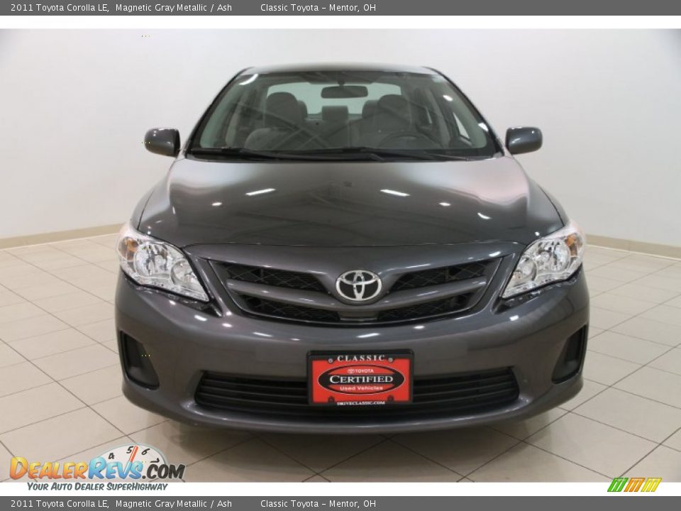 2011 Toyota Corolla LE Magnetic Gray Metallic / Ash Photo #2
