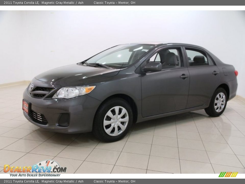 2011 Toyota Corolla LE Magnetic Gray Metallic / Ash Photo #3