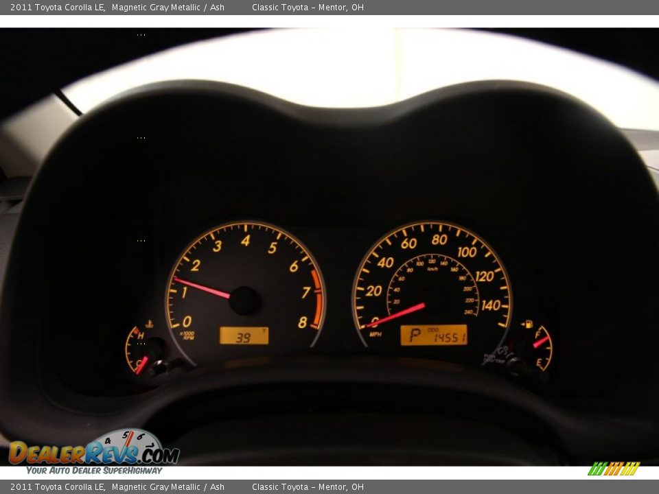 2011 Toyota Corolla LE Magnetic Gray Metallic / Ash Photo #7