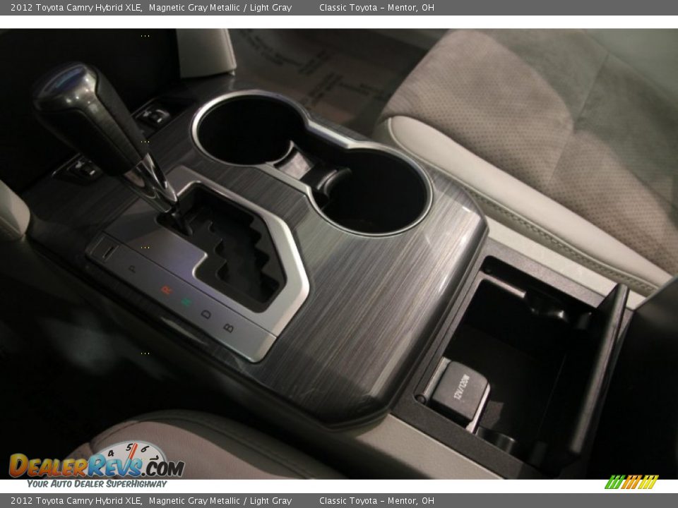 2012 Toyota Camry Hybrid XLE Magnetic Gray Metallic / Light Gray Photo #23