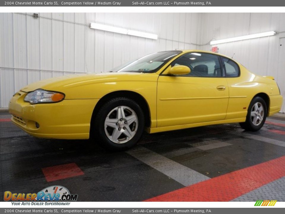 2004 Chevrolet Monte Carlo SS Competition Yellow / Medium Gray Photo #2
